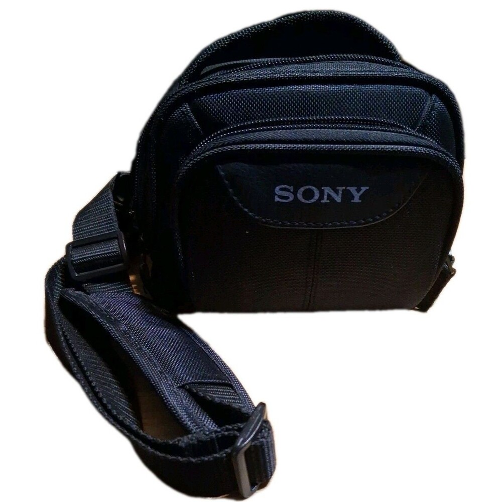 Sony OEM HandyCam LCS-VA15 Carrying Case Soft Bag for Camera/Small Camcorder EUC